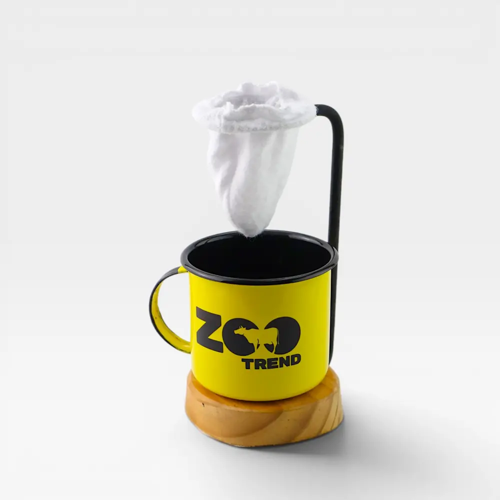 Caneca esmaltada branca - Zootecnia