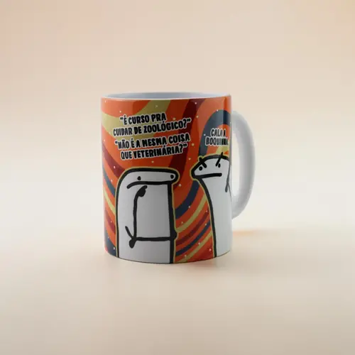 Caneca de porcelana colorida - Zootecnia