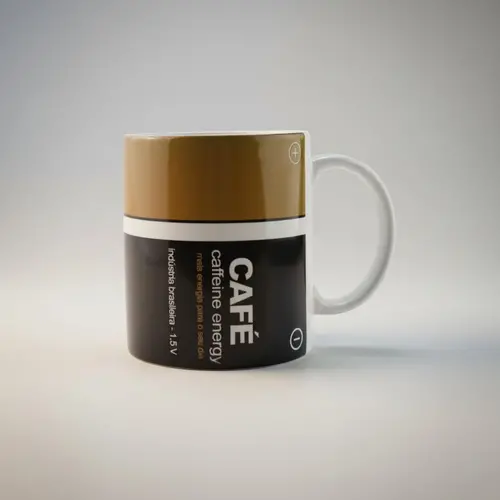 Caneca de porcelana - Café