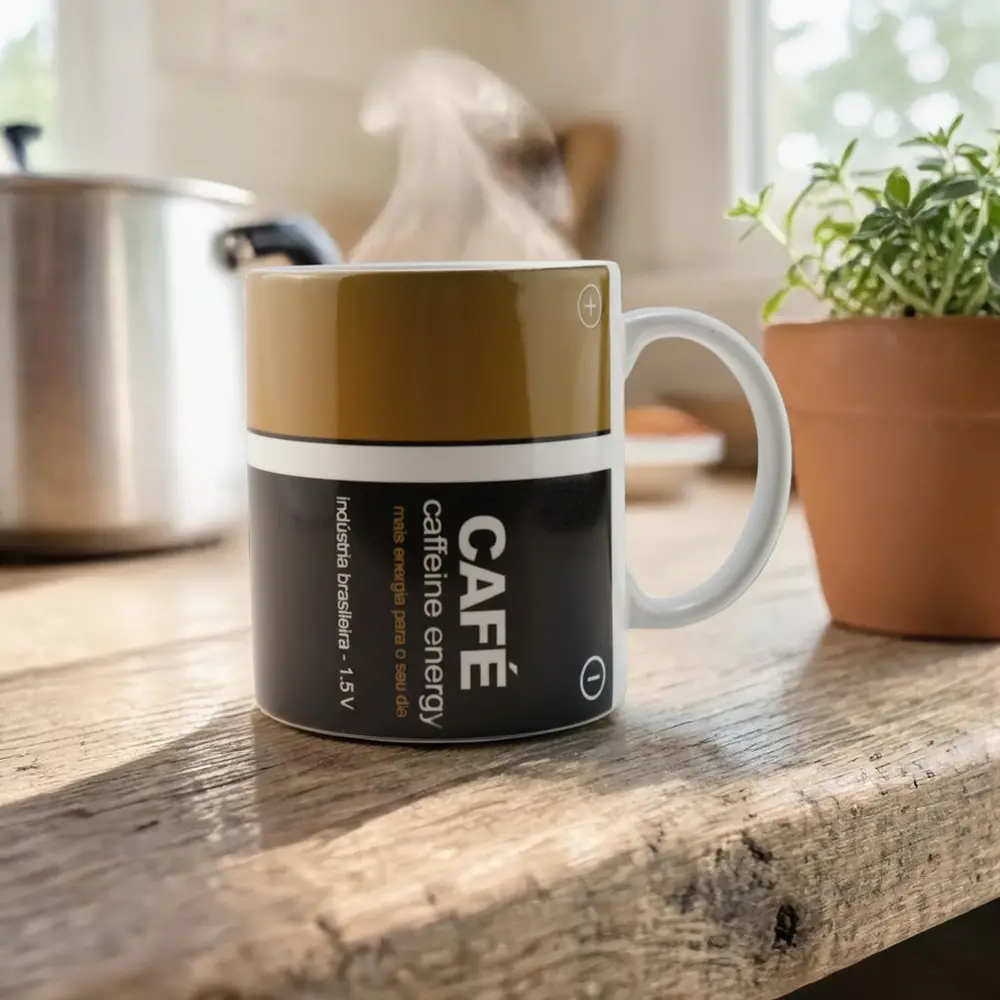 Caneca de porcelana - Café