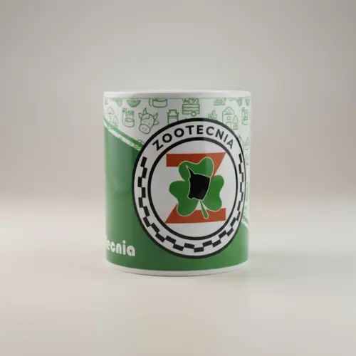 Caneca de porcelana verde - Zootecnia
