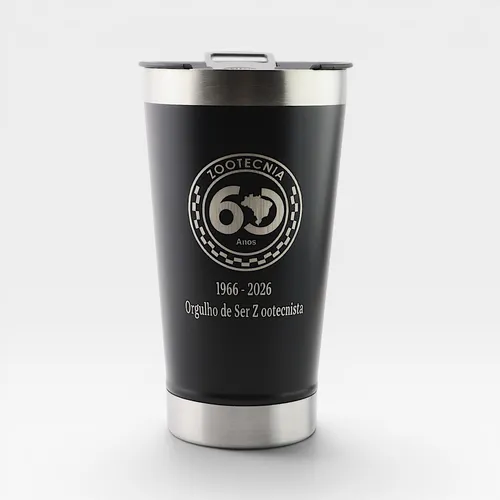 Copo Stanley preto - 60 anos zootecnia
