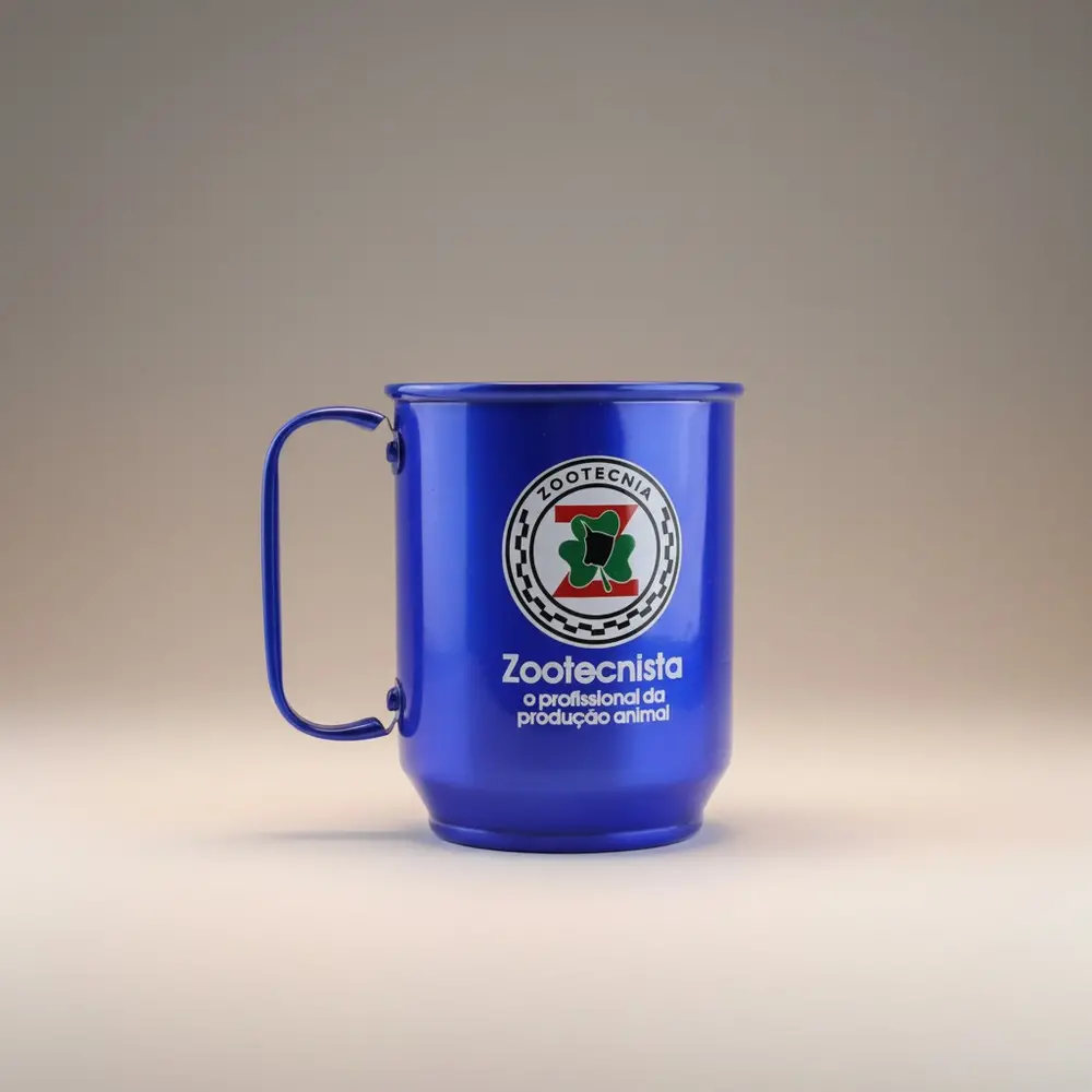 Caneca de alumínio - Rosa