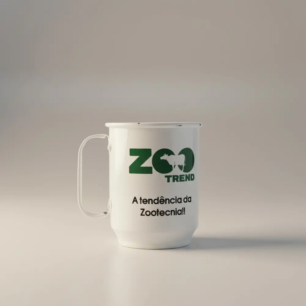 Caneca de alumínio - Rosa