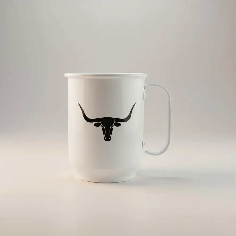 Caneca de alumínio - Rosa