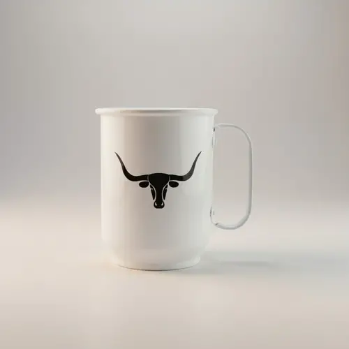 Caneca de alumínio Zootrend - Branca 