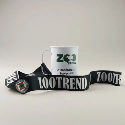 Kit caneca + cordão zootrend