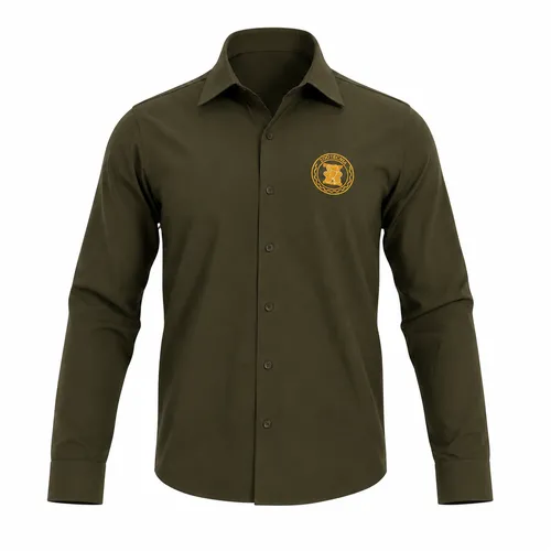 Camisa social Masculina - Verde