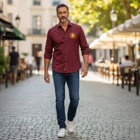 Camisa social Masculina - Preta - imagem 3