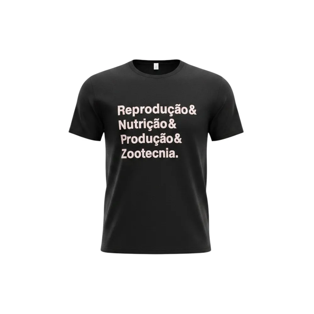 Camiseta - Reprodução Nutrição Produção Zootecnia