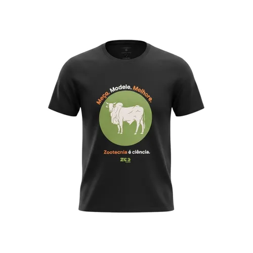 Camiseta “Meça. Modele. Melhore.”