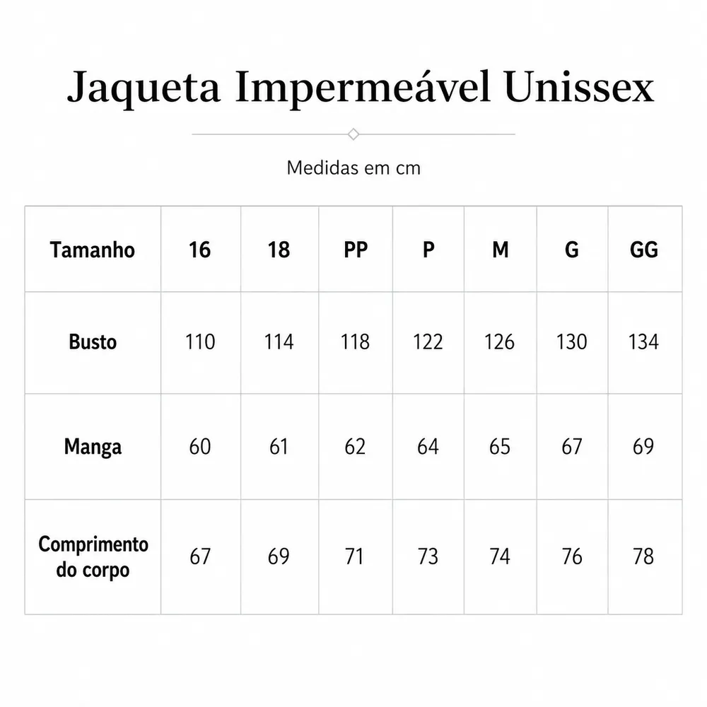 Jaqueta forrada - Zootecnia