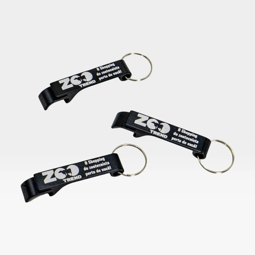 Chaveiro - Abridor de Garrafas ZooTrend – Preto
