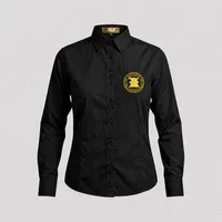 Camisa social Masculina - Preta - imagem 1