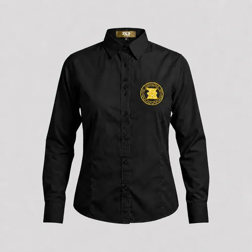 Camisa social Feminina - Preta